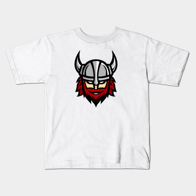 viking Kids T-Shirt by Luckyart11